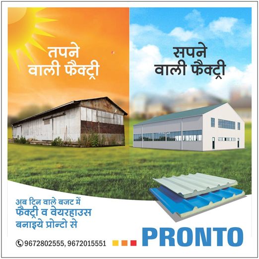 A comparative of Pronto Panels with metal roofing showing long life and durability of Pronto